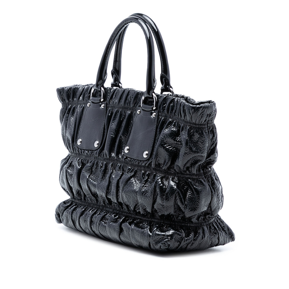 Pre-Loved Prada Vernice Gaufre Satchel - Picture 2 of 6